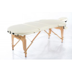 RestPro Classic Oval 3 Cream Κρεβάτι "LUX" Κλίνη Μασάζ Φυσικοθεραπείας Βαλίτσα Ξύλινο